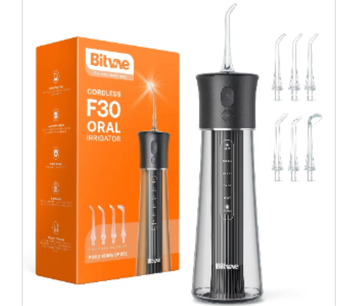 Bitvae  F30  Water Flosser  Oral  Irrigator  Black - Zoom Image 1