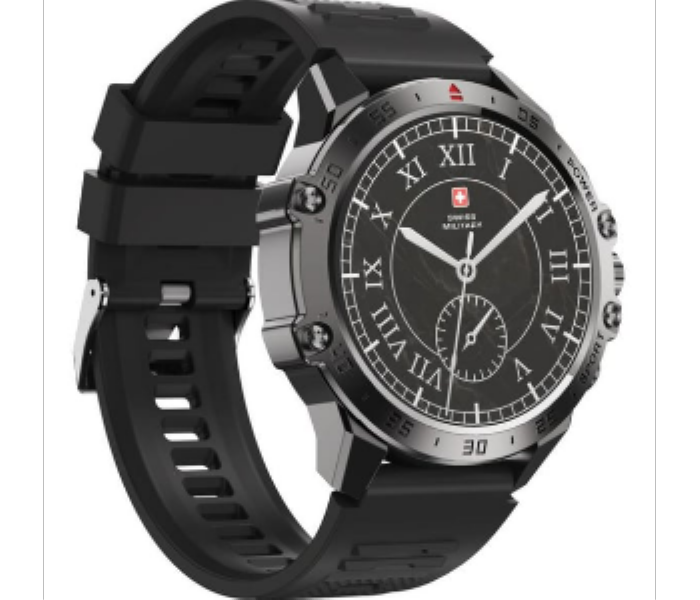 Swiss Military DOM 5 Smart Watch With Black Silicon Strap - Zoom Image 2