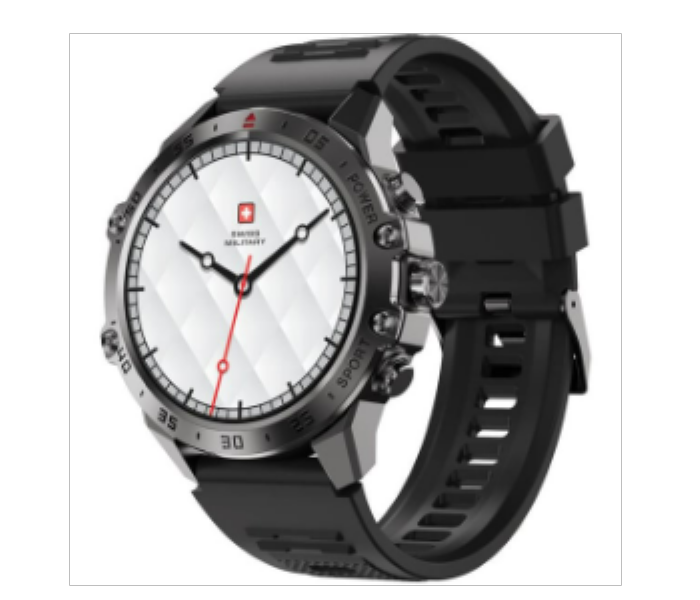 Swiss Military DOM 5 Smart Watch With Black Silicon Strap - Zoom Image 1