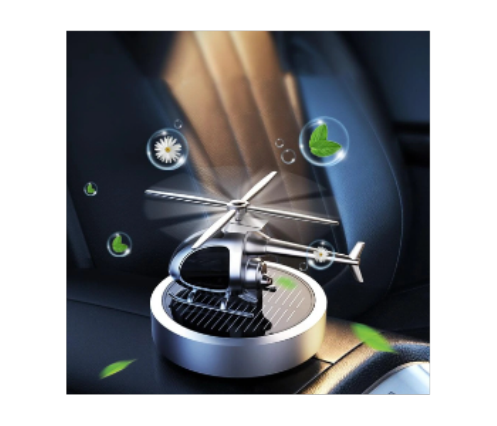 Solar Car Air Freshener Custom Helicopter Shape Car Air Freshener - Zoom Image 2