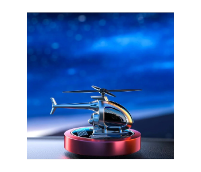 Solar Car Air Freshener Custom Helicopter Shape Car Air Freshener - Zoom Image 1