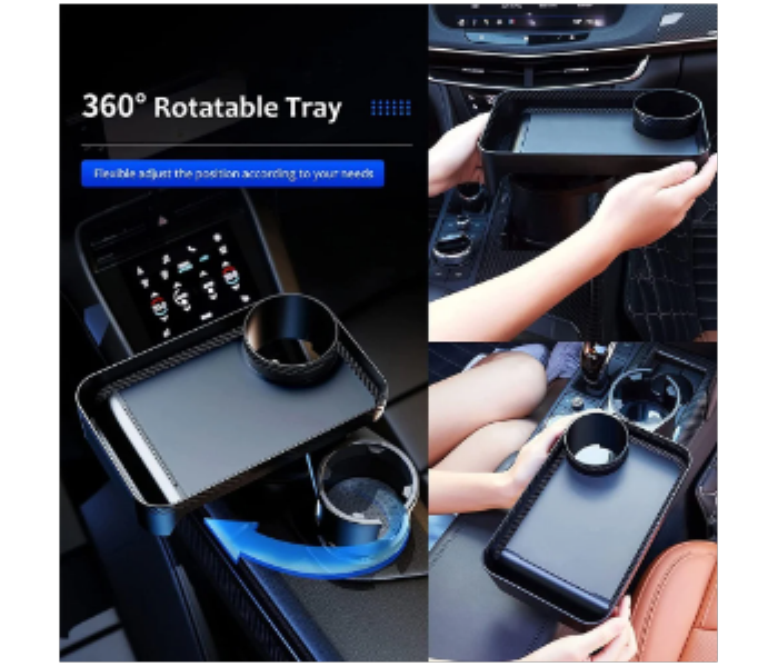 3 in 1 Car Cup Holder Expander and Tray  Multifunctional Car Tray - Zoom Image 6