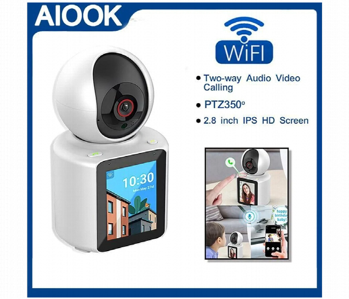 Two way video WiFi camera built in microphone and speaker 360 degree view - Zoom Image 5