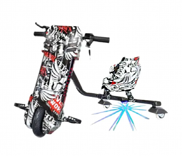 36V Electric Drifting Scooter for Ultimate Adventure Rides zebra - Zoom Image 1