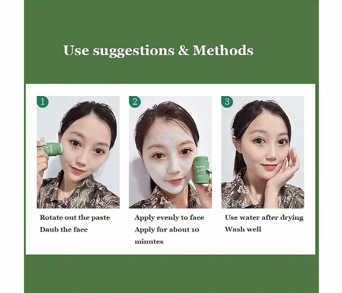 Green Beauty Mask Tea Purifying Clay Stick - Zoom Image 8