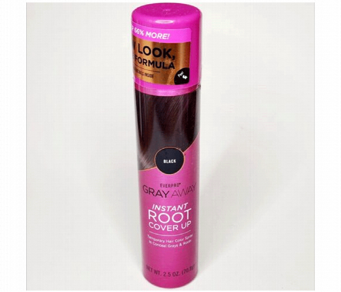 Gray Away GRW0071341 Instant Root Cover Up Concealer Spray Black - Zoom Image