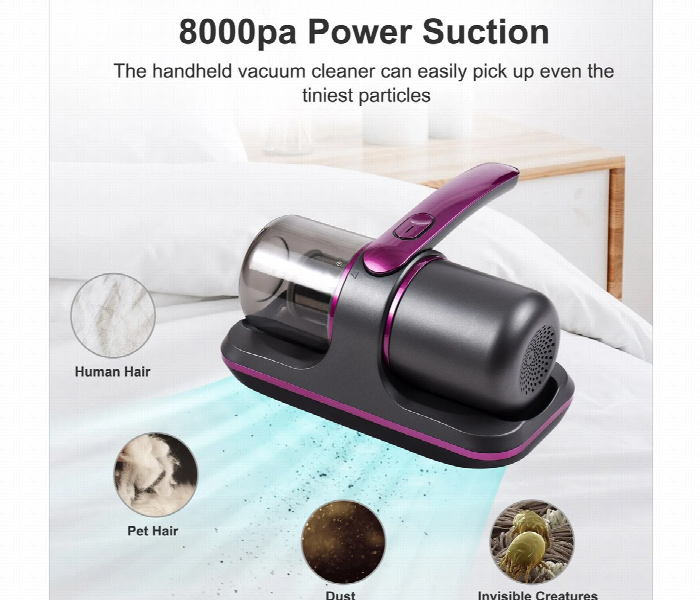 Cordless UV Mite Remover Vacuum Cleaner Wireless 100W Handheld Bed Cleaning Machine - Zoom Image 6