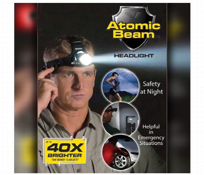 Atomic Beam Headlight For Climbing  Camping And  Hiking - Zoom Image