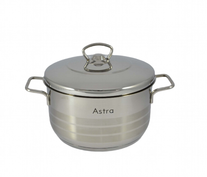 Astra AS1020 Casserole 20 x 11cm Stainless Steel 3.5 Litre - Zoom Image 1