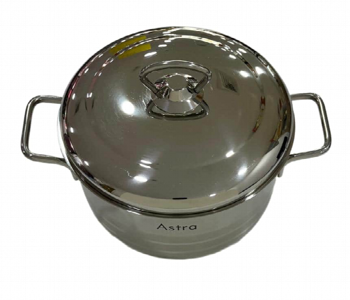 Astra AS1020 Casserole 20 x 11cm Stainless Steel 3.5 Litre - Zoom Image 2