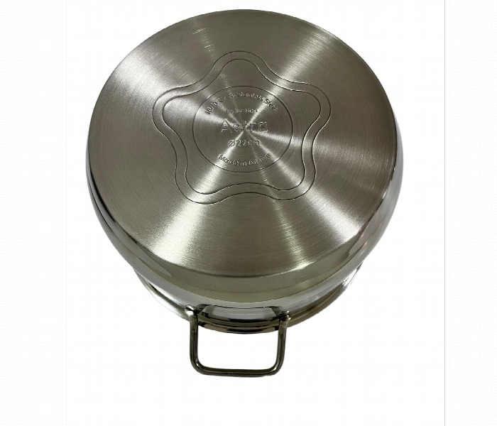 Astra AS1022 Casserole 22 x 12cm Stainless Steel 4.5 Litre - Zoom Image 3