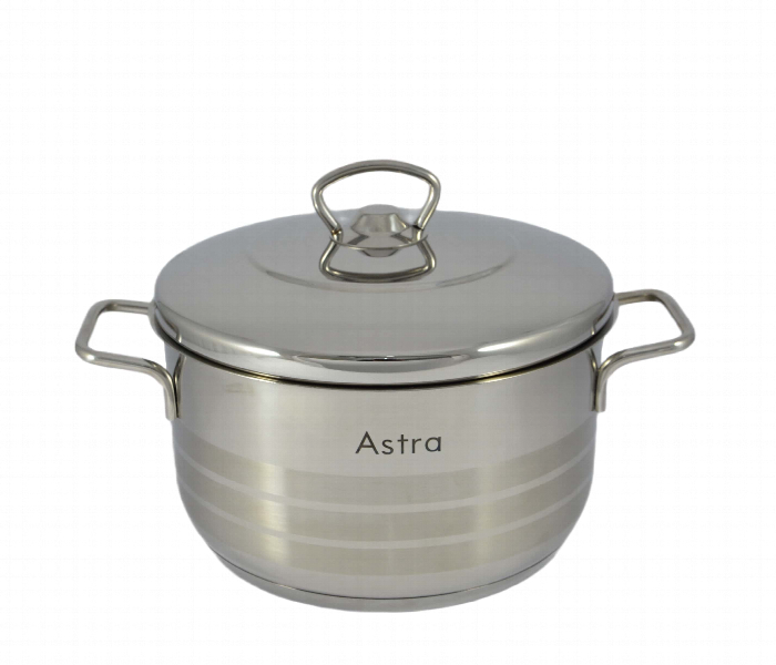 Astra AS1024 Casserole 24 x 12cm Stainless Steel 6.3 Litre - Zoom Image 1