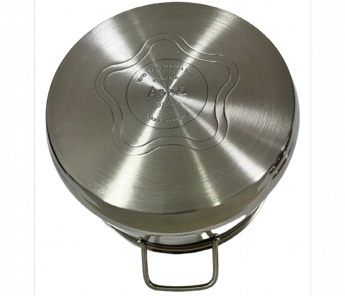 Astra AS1026 Casserole 26 x 15cm Stainless Steel 8.0 Litre - Zoom Image 3