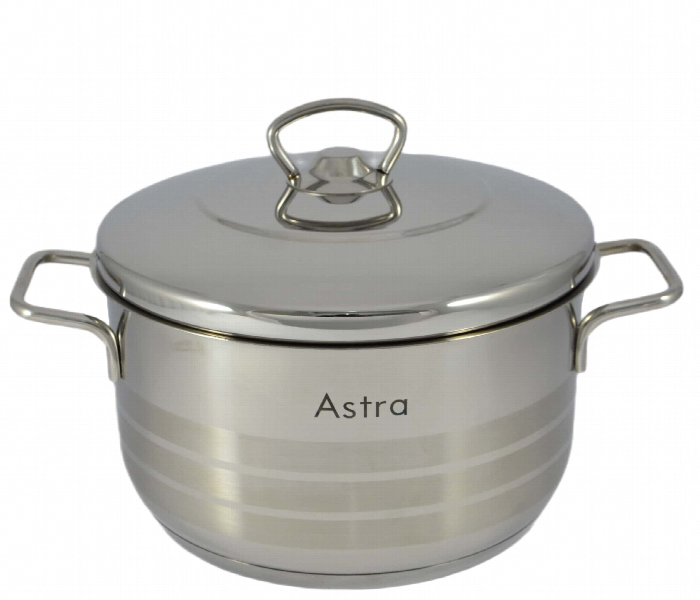 Astra AS1030 Casserole 30 x 17.5cm Stainless Steel 12.3 Litre - Zoom Image 1