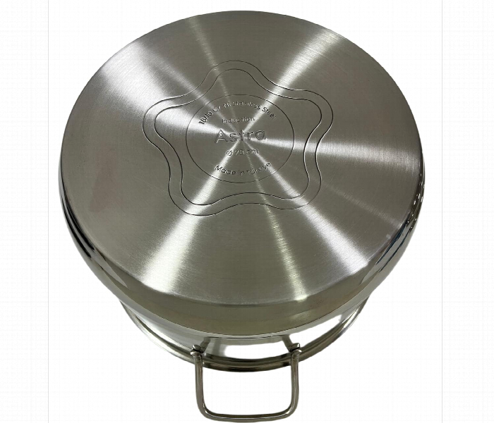 Astra AS1030 Casserole 30 x 17.5cm Stainless Steel 12.3 Litre - Zoom Image 3