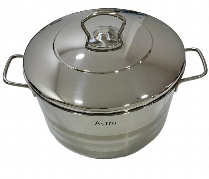 Astra AS1032 Casserole 32 x 18.5cm Stainless Steel 14.8 Litre - Zoom Image 3