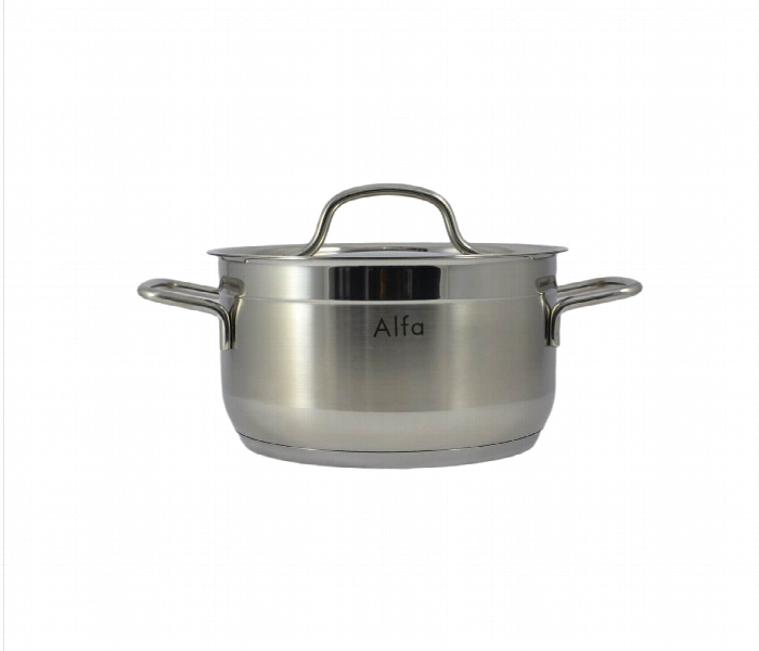 Alfa AL2020 Casserole 20 x 11cm Stainless Steel 3.5 Litre - Zoom Image 1