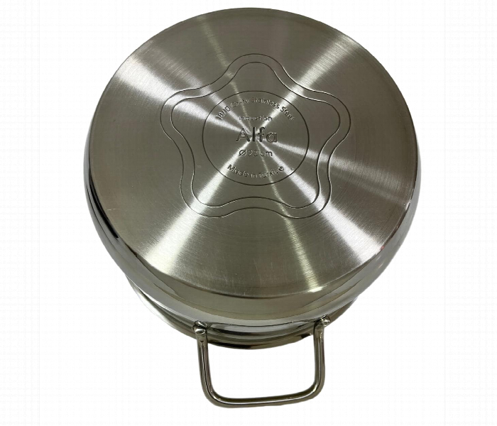 Alfa AL2022 Casserole 22 x 12cm Stainless Steel 4.5 Litre - Zoom Image 2