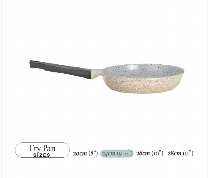 Badreig Lahoya BD FP 24 BE Beige Frypan 24cm Granite - Zoom Image 2