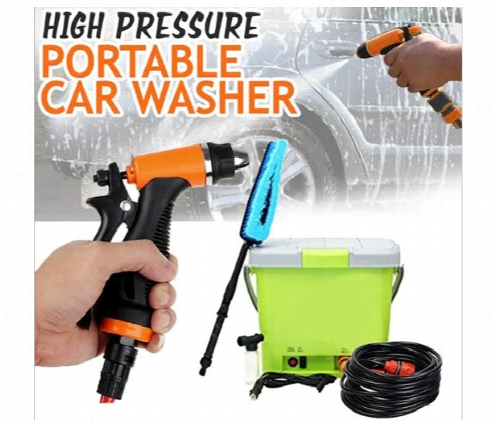 High Pressure Portable Car Washer With Power Adapter  HNR1209 - Zoom Image