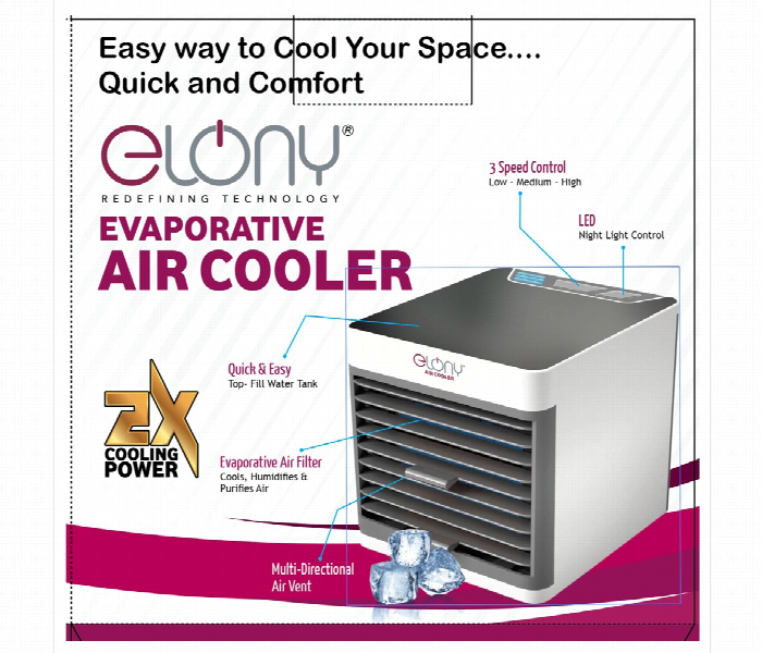 Elony Air Cooler Heating  Cooling And  Air - Zoom Image 3