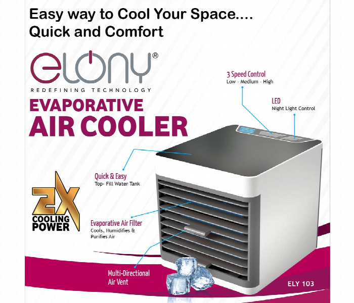 Elony Air Cooler Heating  Cooling And  Air - Zoom Image 7