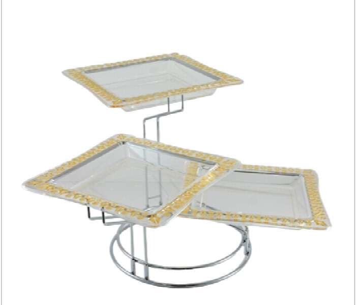 Avci Home Maker He St 113 Sd Glitter 3 Tier Serving Tray K - Zoom Image 1