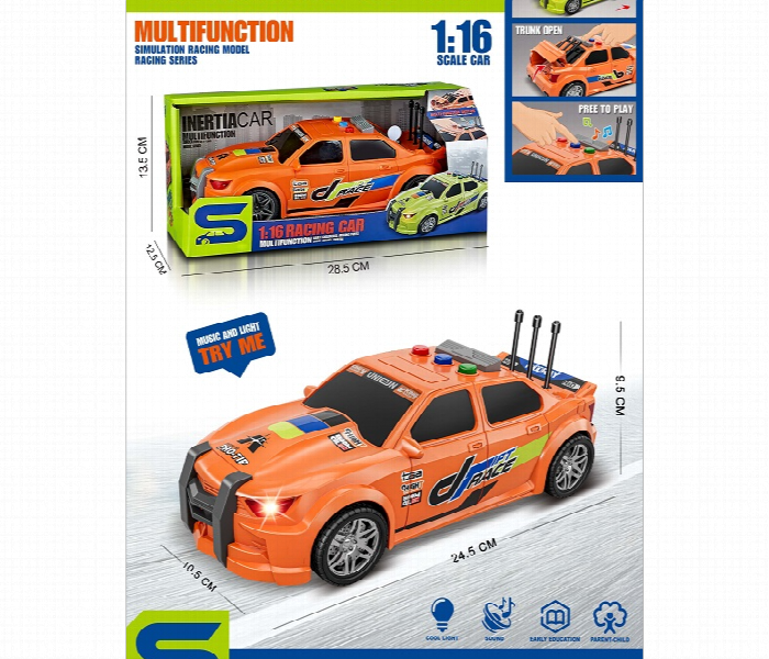 JS124B JSTOYS Multifunction Police Car - Zoom Image 2