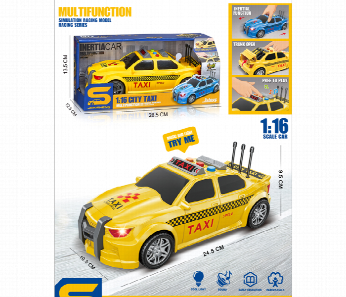 JS124B JSTOYS Multifunction Police Car - Zoom Image 4