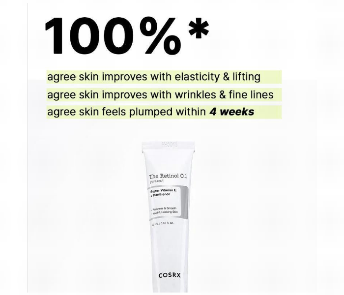 COSRX  The Retinol 0.1 Cream  20ml foe men and women - Zoom Image 2