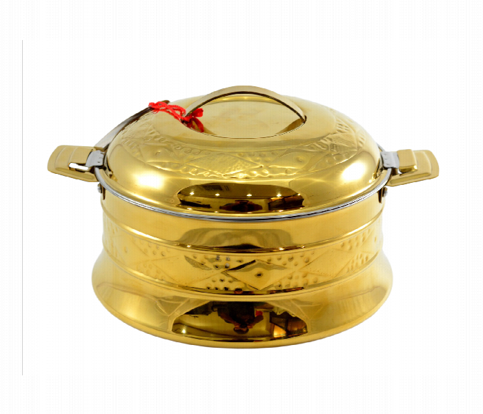 Avci Home Maker C AM02500 Amber Nakshi Gold Hot Casserole 2500 ML - Zoom Image