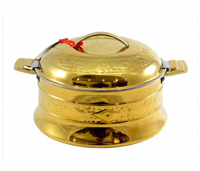 Avci Home Maker C AM03500 Amber Nakshi Gold Hot Casserole 3500 ML - Zoom Image