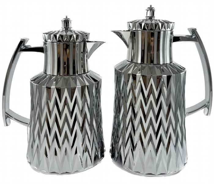 Avci Home Maker SW QDP S Flask 0.7 and 1.0 Litre QDP Silver 2 Pieces Set - Zoom Image 2