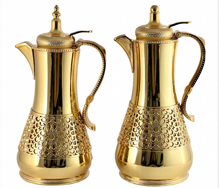 Avci Home Maker SI KCT G Flask 0.75 and 1.0 Litre KCT Gold 2 Pieces Set - Zoom Image