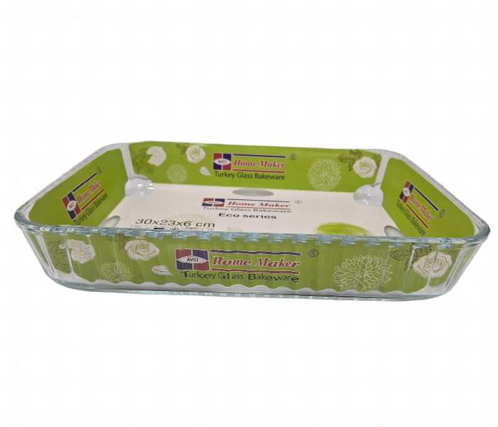 Avci Home Maker AV1 6572 2.6 Litre Glass Rectangular Baking Dish - Zoom Image 2