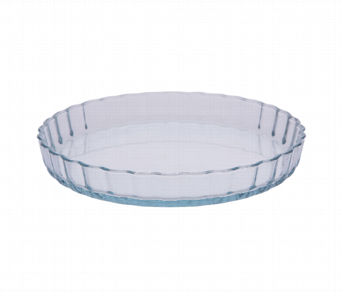 Avci Home Maker AV1 6589 1.2 Litre Round Fluted Glass Plate - Zoom Image 2