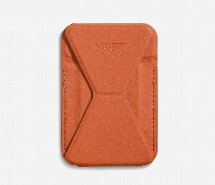 MOFT Snap On iPhone Stand and Wallet Terracotta - Zoom Image