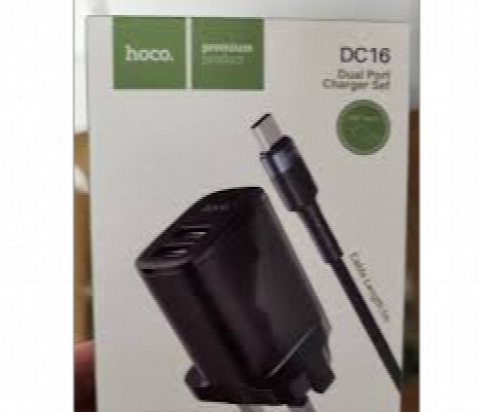 Hoco DC16 Dual USB A Port Charge With Micro Cable - Zoom Image 2