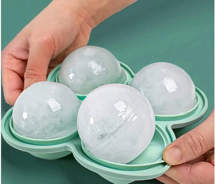 Flexible silicone ice mold for making large ice balls - Zoom Image