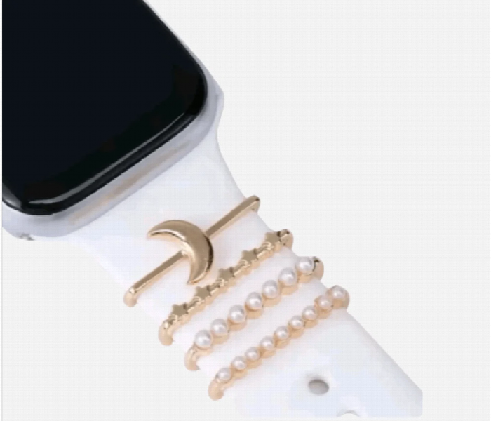 Apple smart watch accessories 4 pieces with crescent design - Zoom Image