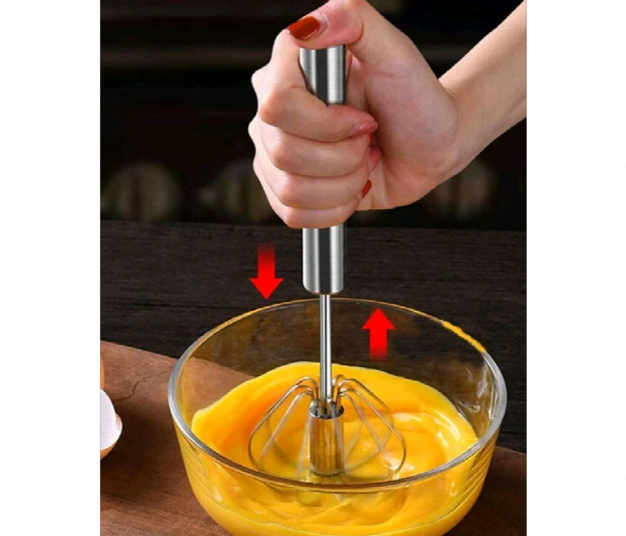 Stainless steel manual egg beater - Zoom Image