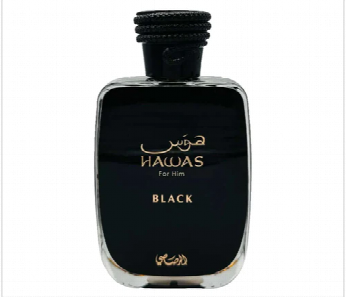 Rasasi Hawas Black EDP Perfume 100ml - Zoom Image 2