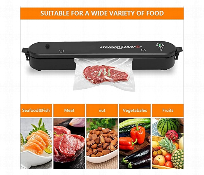 Automatic Vacuum Sealer with 10 Vacuum Sealer Bags Upgraded Automatic Food Sealer Machine for Food Preservation - Zoom Image 2