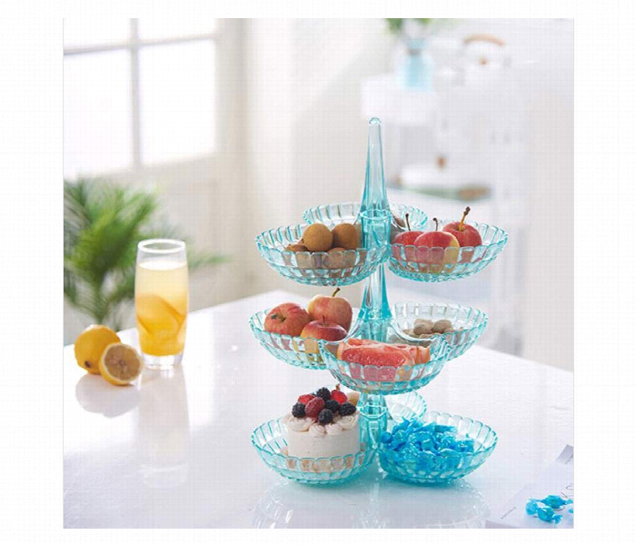 3 Layer Stackable multi layer fruit bowl display basket fruit basket snack tray dried fruit box snack rack etc - Zoom Image 2