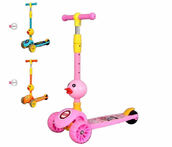 Kick Scooter with Light and Music for Kids Fun and Interactive Ride On Toy - Zoom Image 1