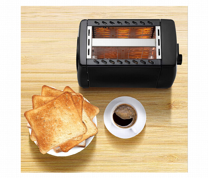 Automatic 2 Slice Bread Toaster 7 Browning levels Crumb Tray - Zoom Image 2