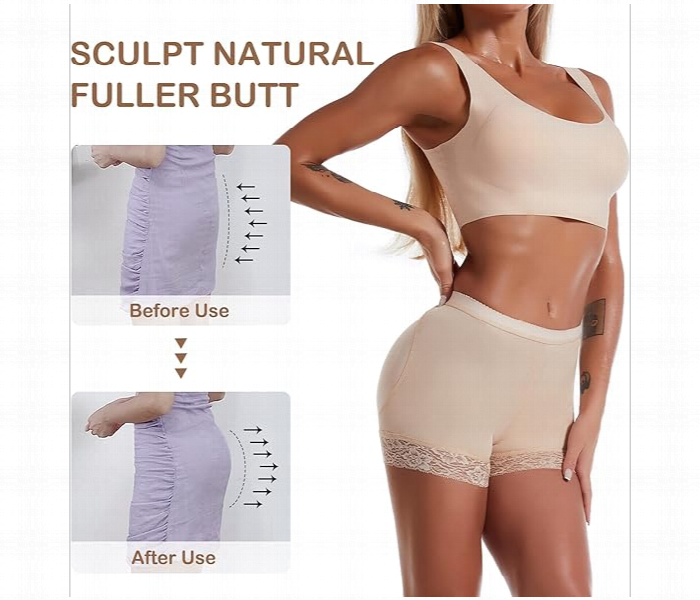 Women Seamless Butt Lifter Removable Padded Shapewear Enhancer Control Panties Hourglass Figure Body Shaper Underwear - Zoom Image 2