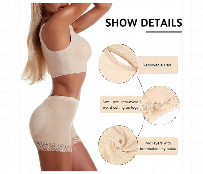 Women Seamless Butt Lifter Removable Padded Shapewear Enhancer Control Panties Hourglass Figure Body Shaper Underwear - Zoom Image 3