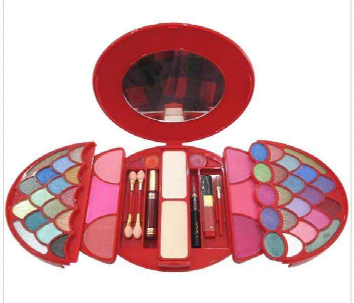 All In One Girls Makeup Kit 37 Color Eyeshadow 4 Lipstick 4 Blush 3 Powder Mascara Eyeliner Brushes - Zoom Image 1