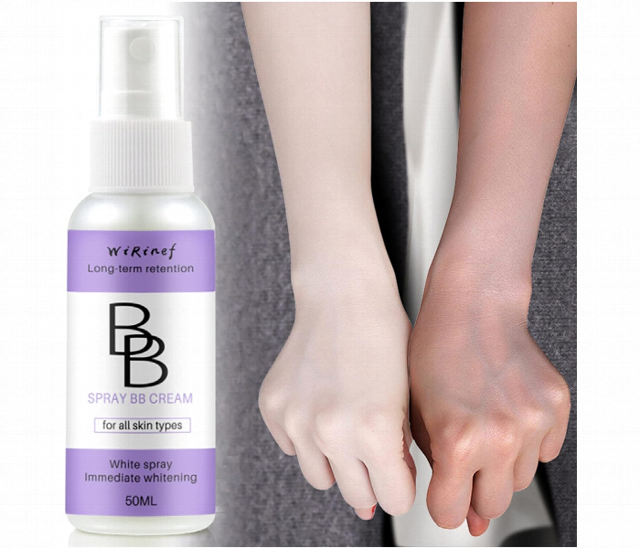 Spray BB Cream Lightweight Breathable Moisturizer Concealer Brighten Base Cream for Face - Zoom Image 2